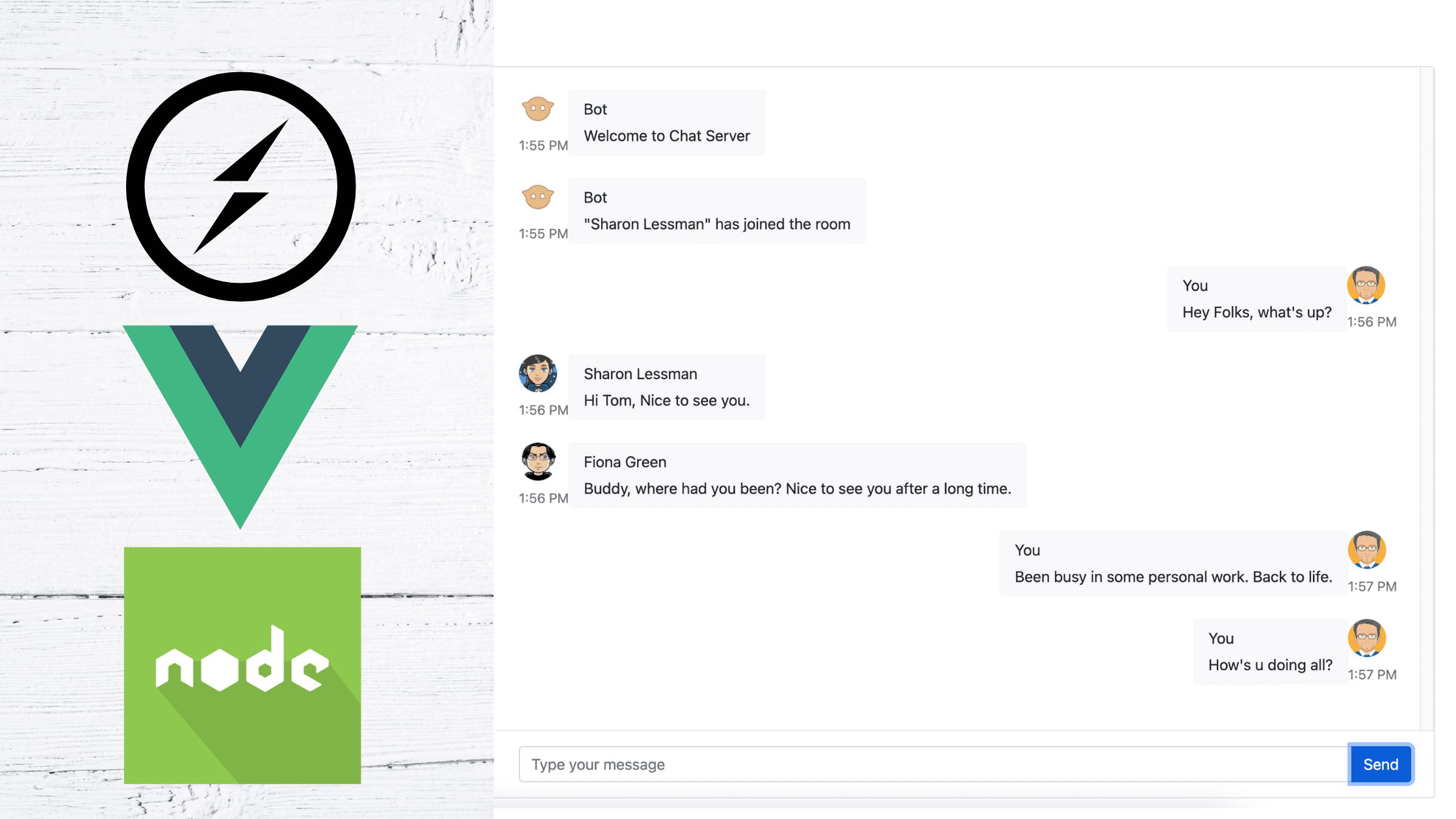 How to create a chat server for doing real-time group chats?